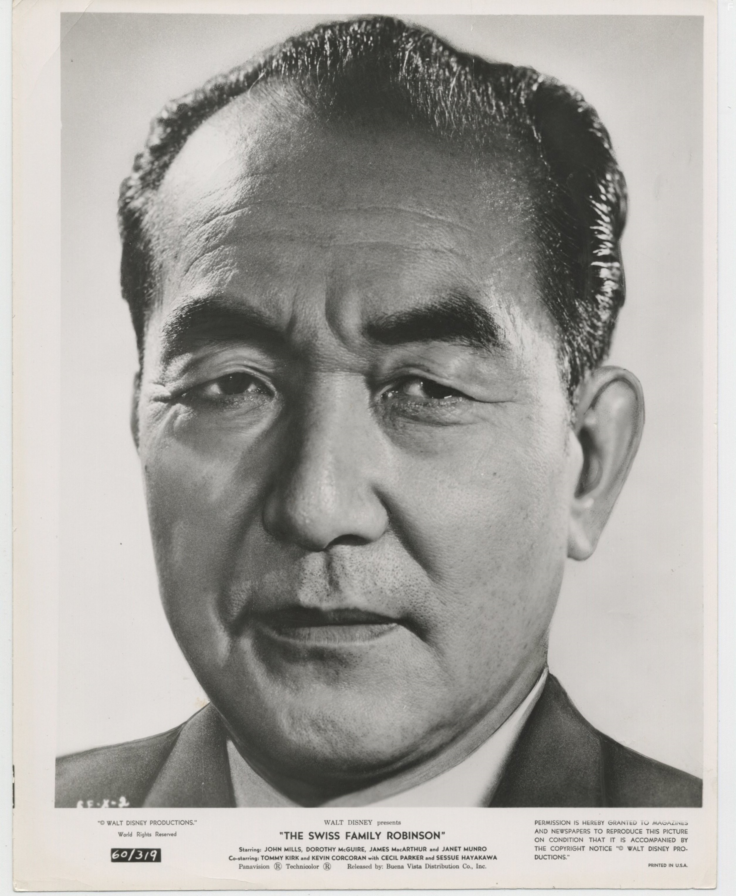 Sessue Hayakawa in Швейцарская семья Робинзонов (1960)