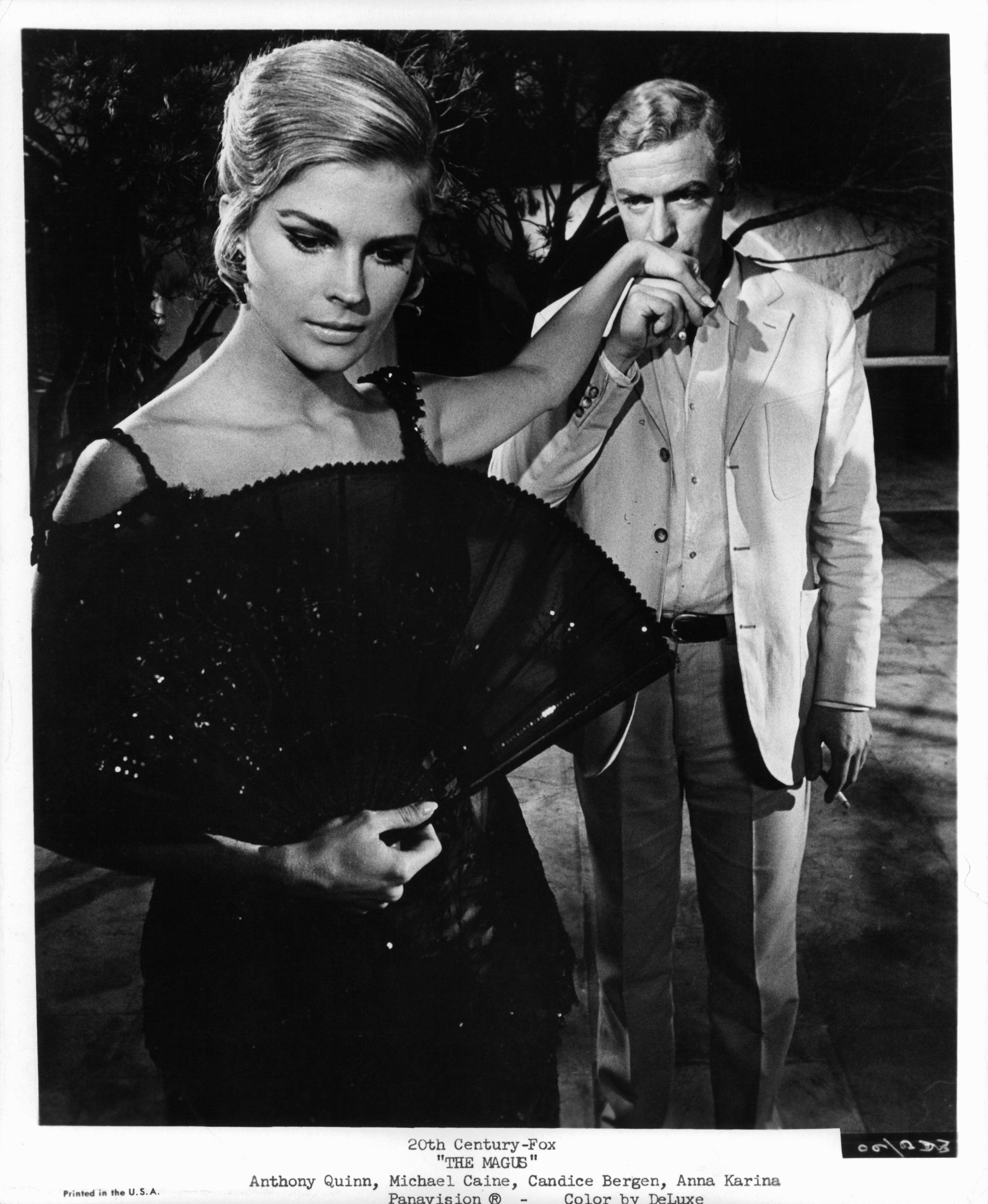 Candice Bergen and Michael Caine in The Magus (1968)
