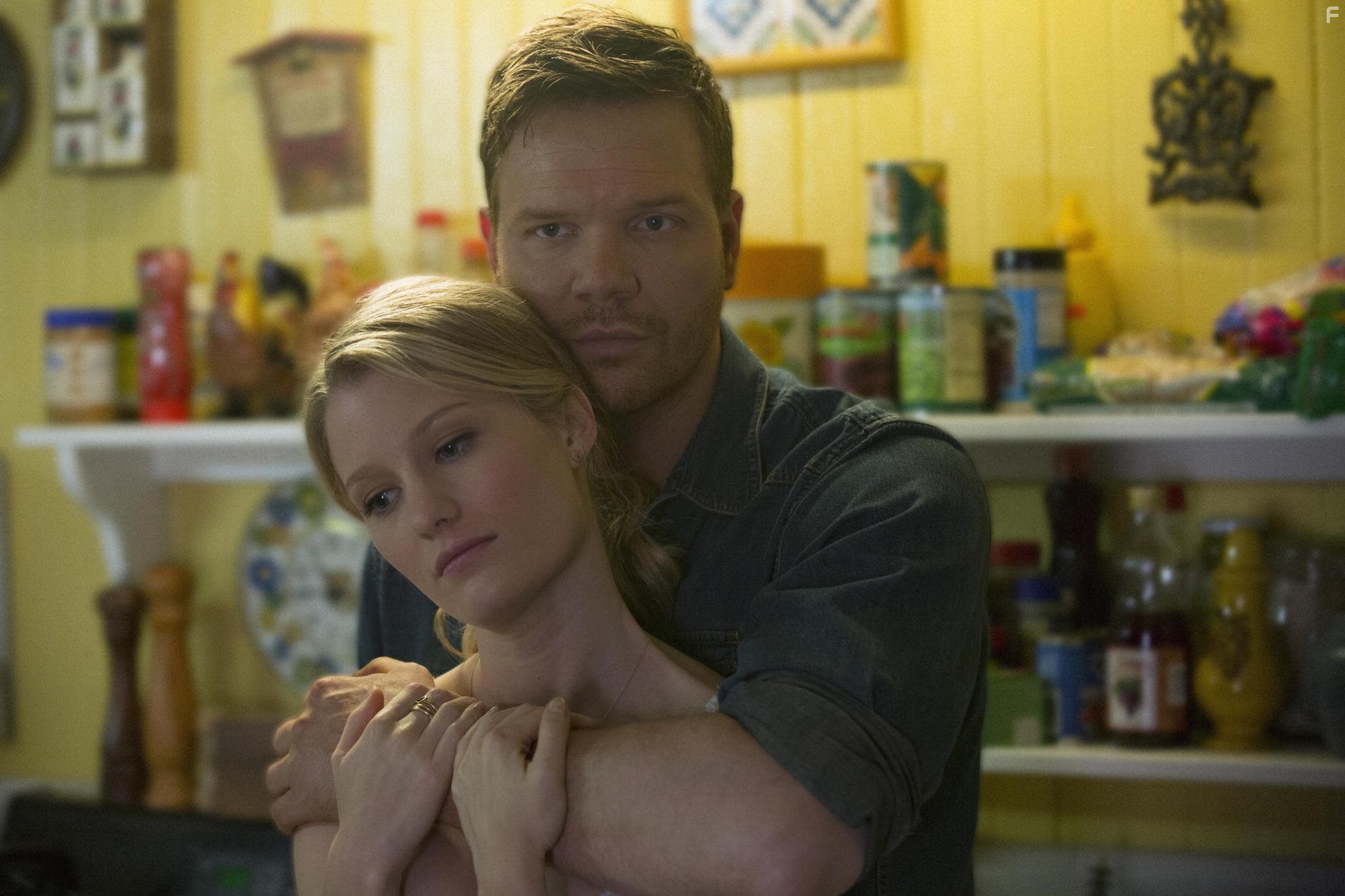 Jim Parrack and Ashley Hinshaw in Настоящая кровь (2008)
