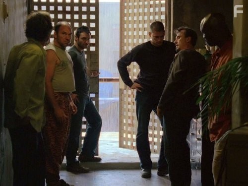 Robert Knepper, Wentworth Miller, Wade Williams, and Robert Wisdom in Побег (2005)