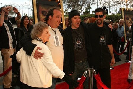 Amhurst World Premiere - Filmmakers Rocky Costanzo, Roy Thomasson and Chris Wolcott with Grandma.