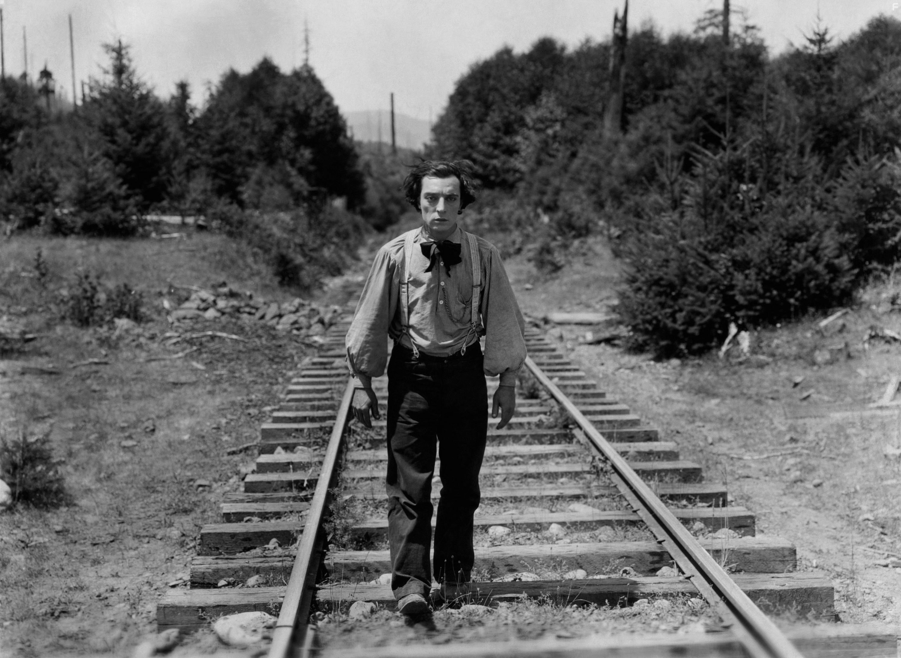 Buster Keaton in Паровоз Генерал (1926)