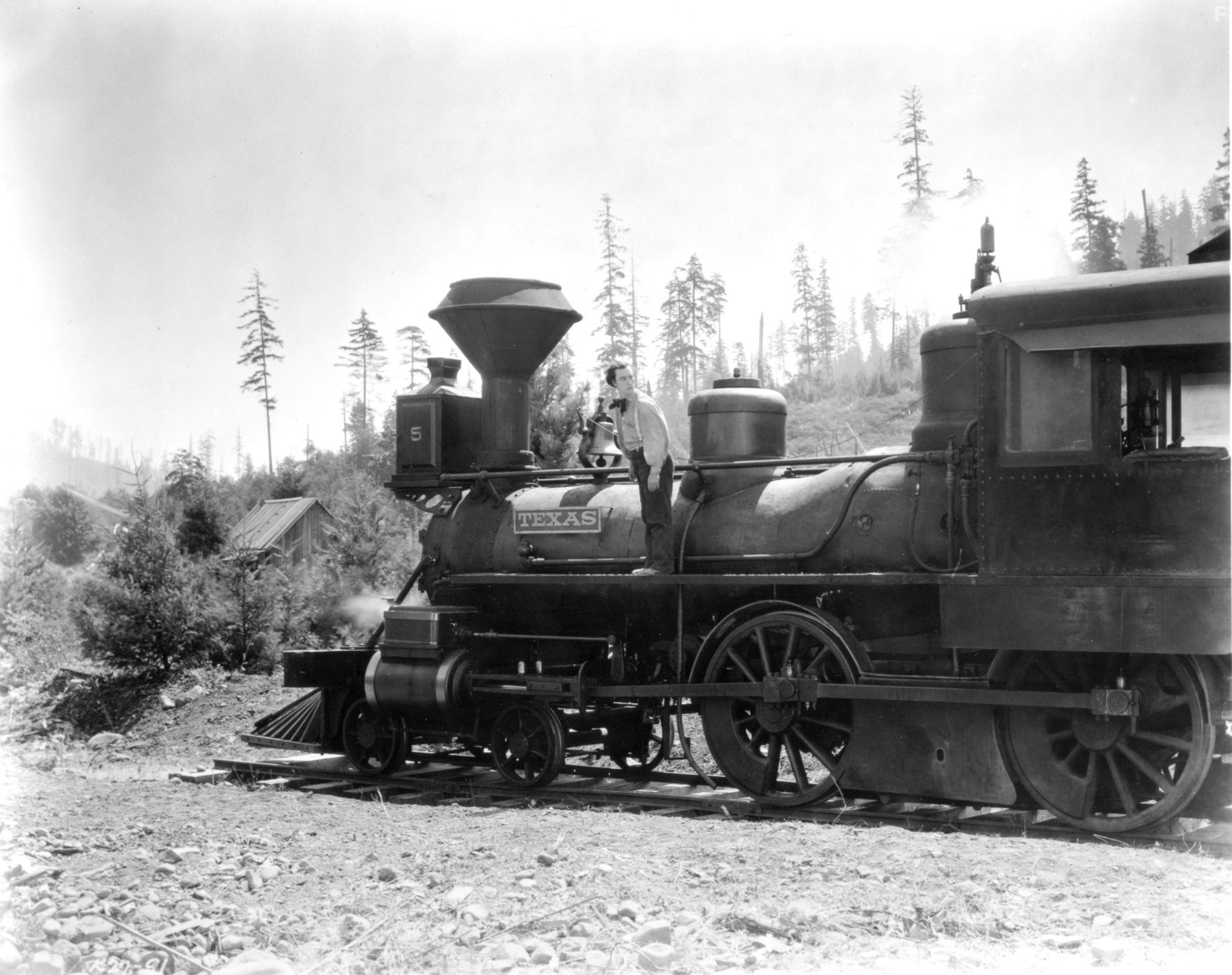 Buster Keaton in Паровоз Генерал (1926)