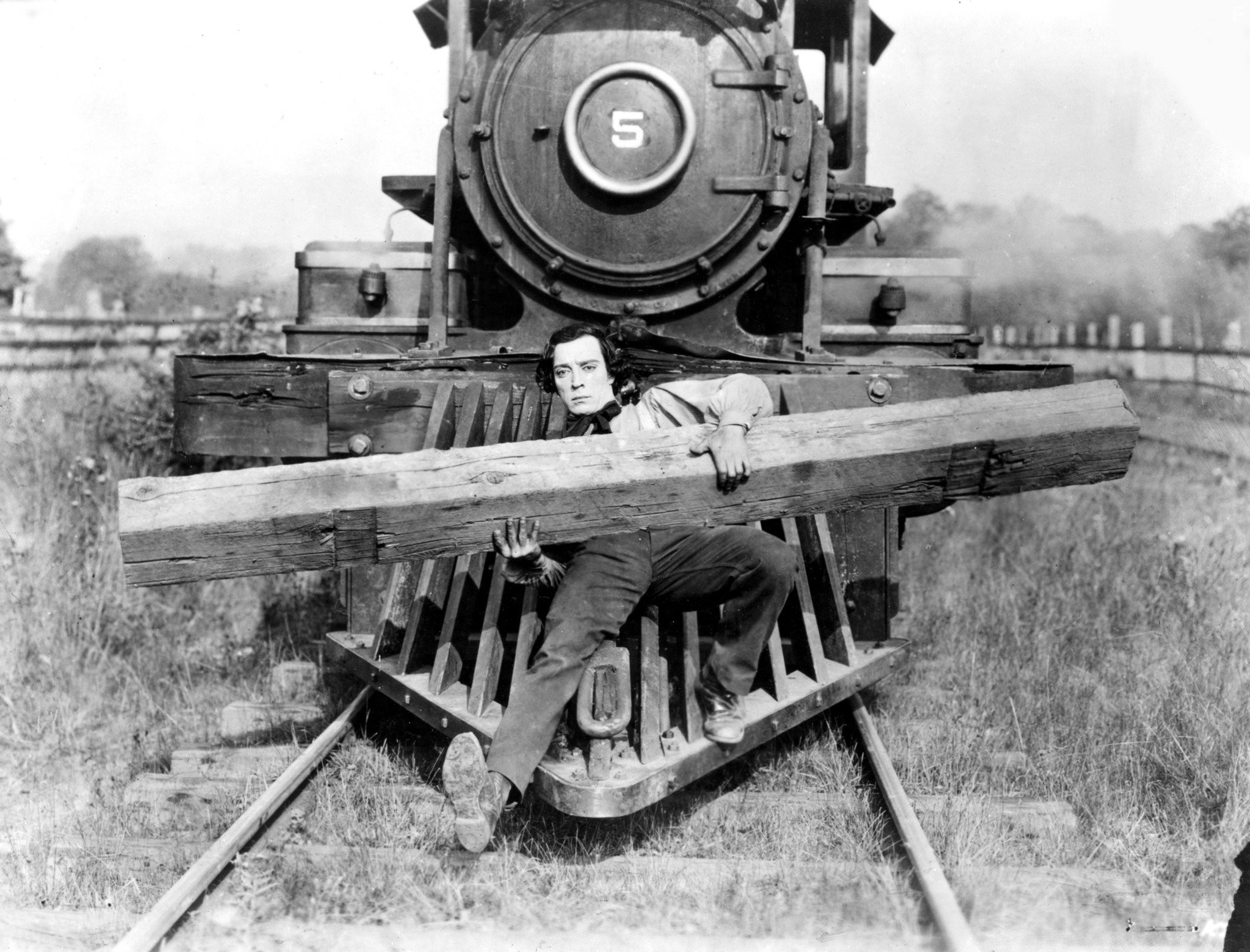 Buster Keaton in Паровоз Генерал (1926)