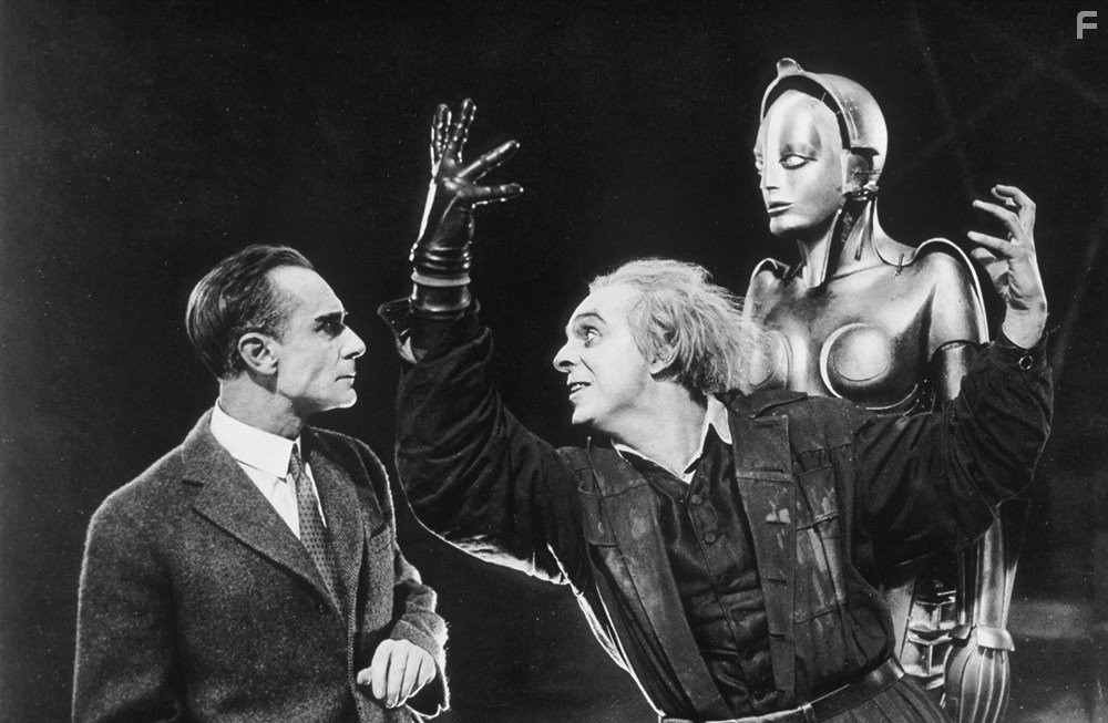 Alfred Abel and Rudolf Klein-Rogge in Метрополис (1927)