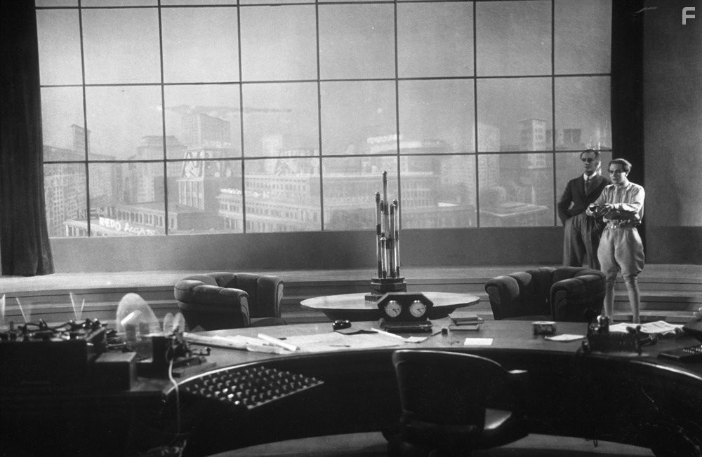 Alfred Abel and Horst von Harbou in Метрополис (1927)