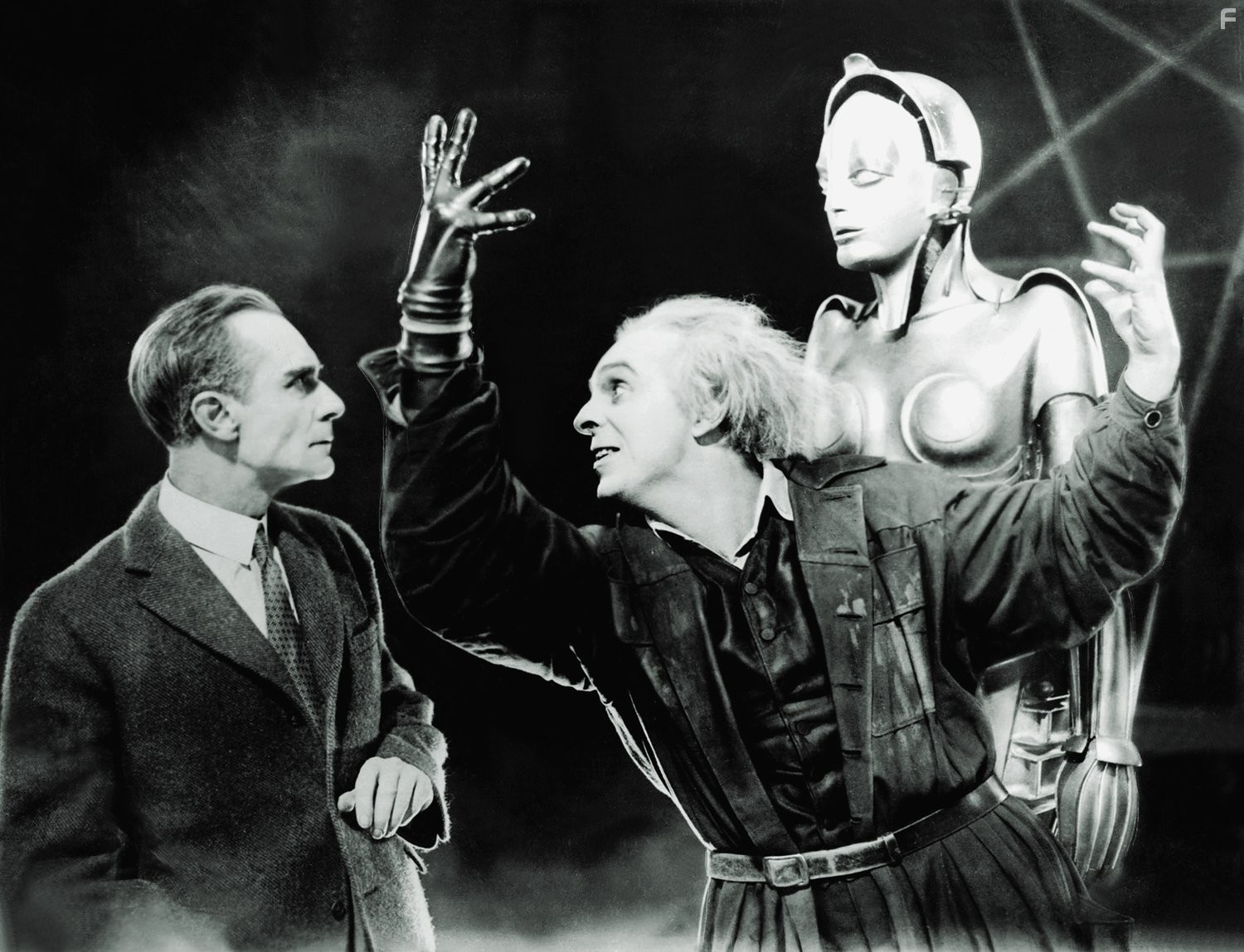 Alfred Abel, Brigitte Helm, and Rudolf Klein-Rogge in Метрополис (1927)
