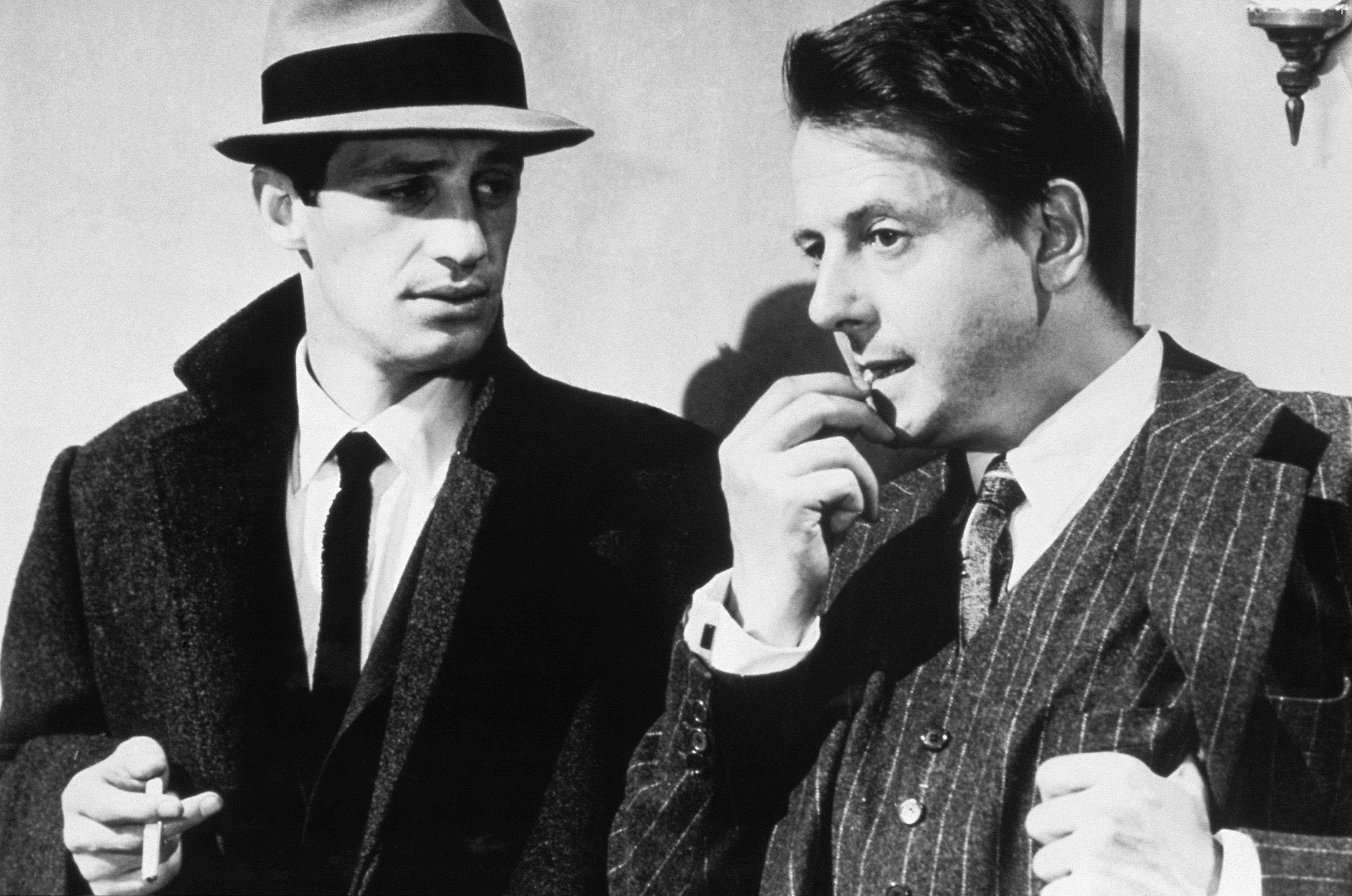 Jean-Paul Belmondo and Jean Desailly in Стукач (1962)