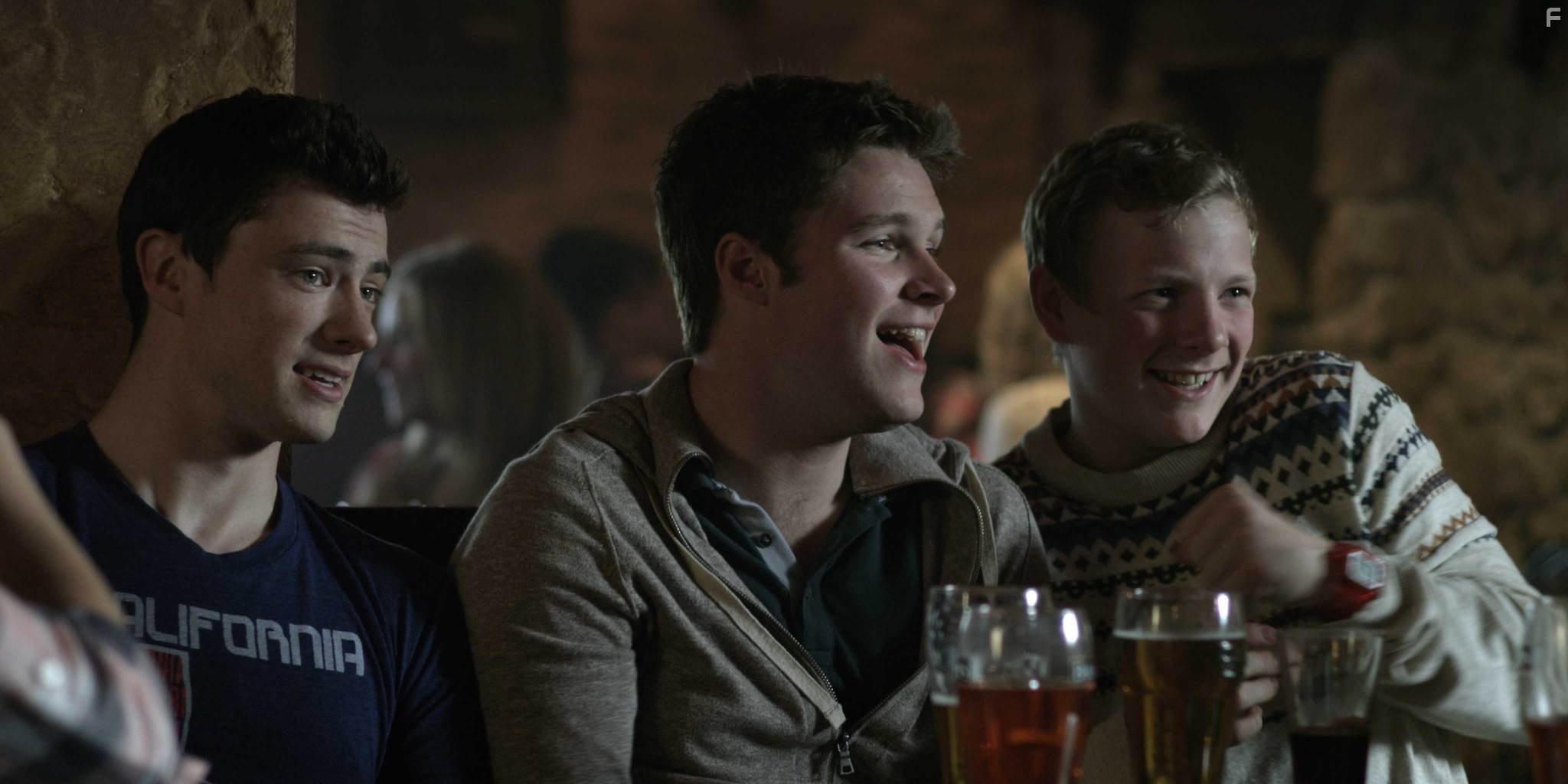 Patrick Gibson, Jack Reynor, and Gavin Drea in Что сделал Ричард (2012)