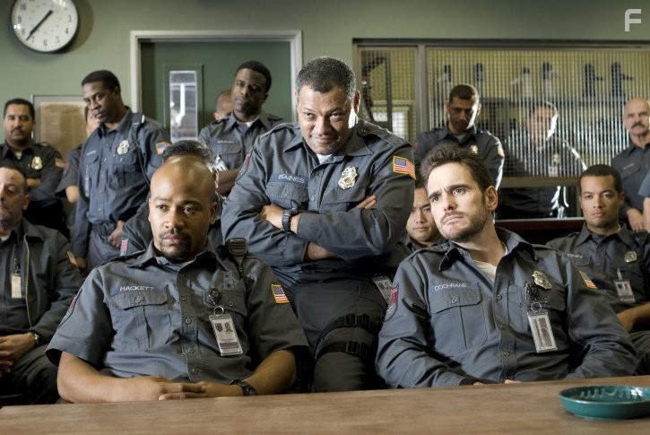 Matt Dillon, Laurence Fishburne, and Columbus Short in Инкассатор (2009)