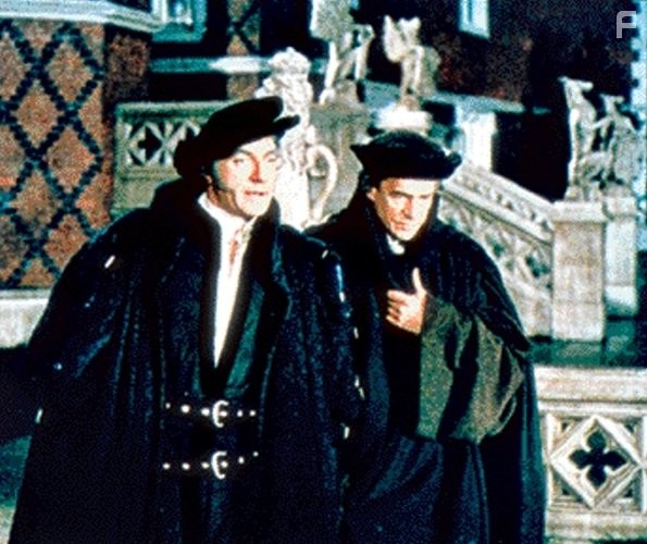 Paul Scofield and Nigel Davenport in Чeловек на все времена (1966)