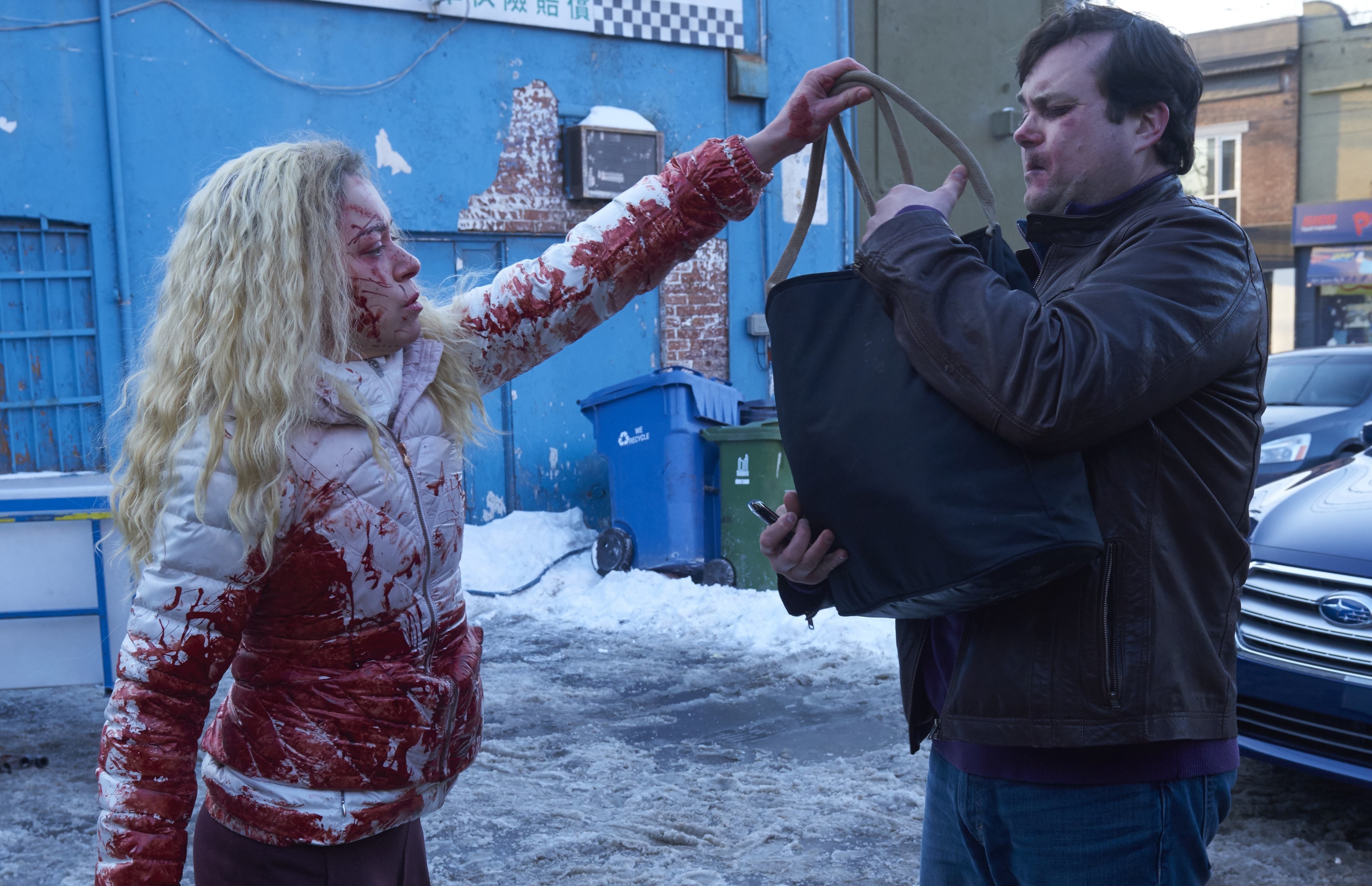 Tatiana Maslany and Kristian Bruun in Тёмное дитя (2013)