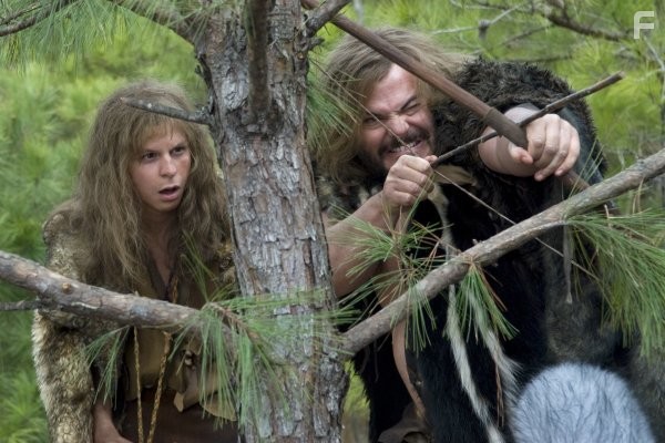 Jack Black and Michael Cera in Начало времен (2009)