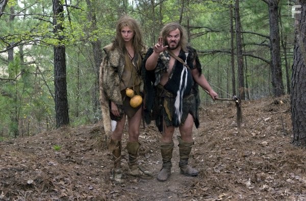 Jack Black and Michael Cera in Начало времен (2009)
