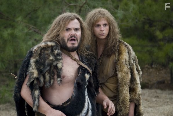 Jack Black and Michael Cera in Начало времен (2009)