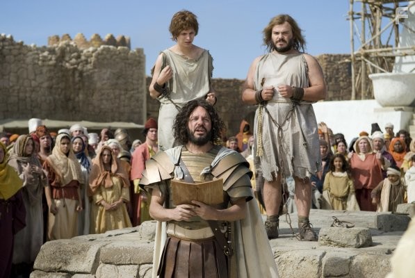 Jack Black, Michael Cera, and David Cross in Начало времен (2009)