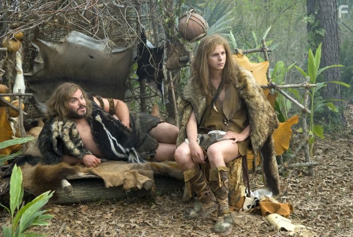 Jack Black and Michael Cera in Начало времен (2009)