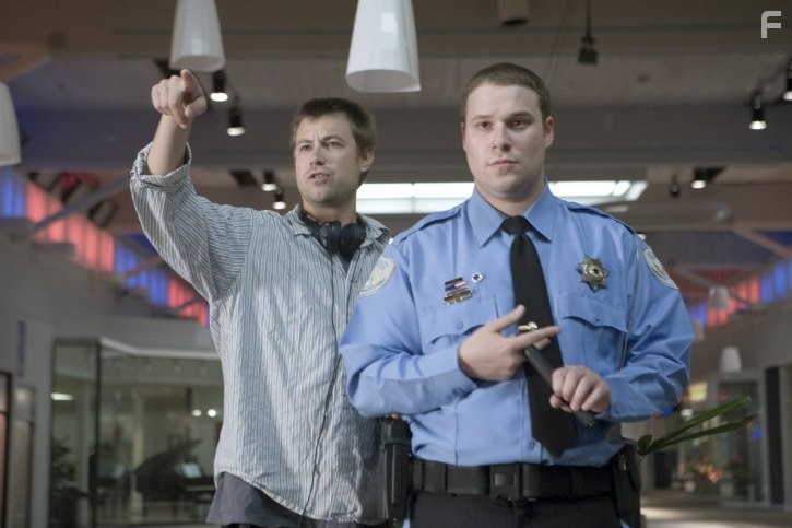 Seth Rogen and Jody Hill in Типа крутой охранник (2009)