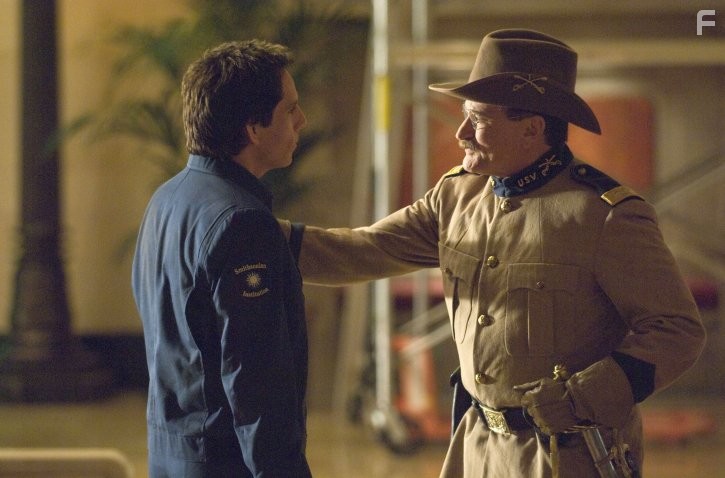 Robin Williams and Ben Stiller in Ночь в музее 2 (2009)