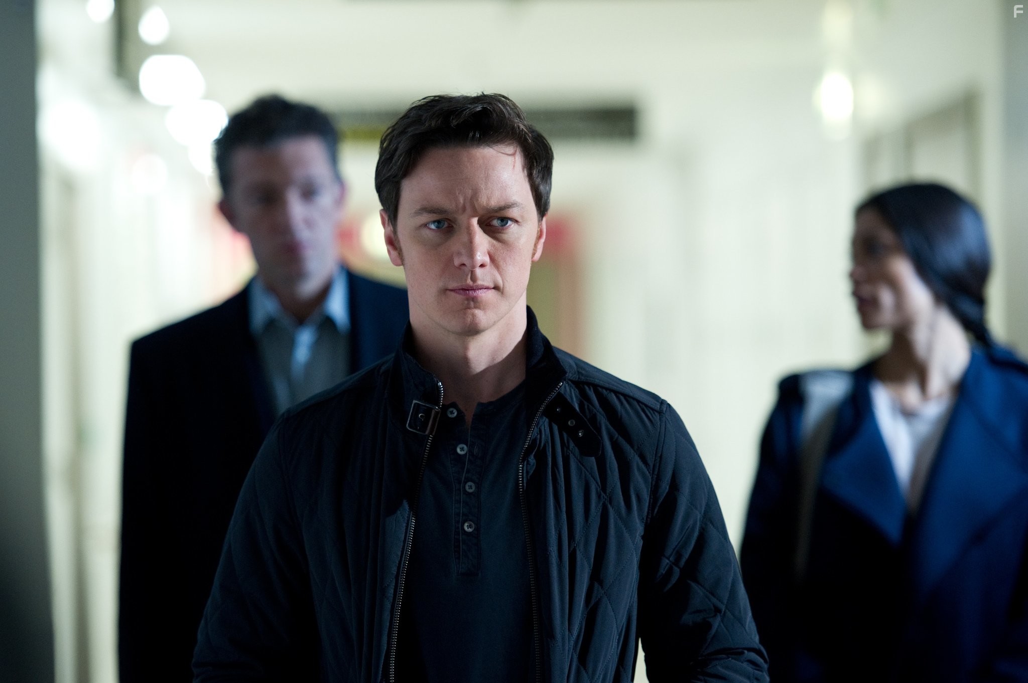Vincent Cassel, Rosario Dawson, and James McAvoy in Транс (2013)