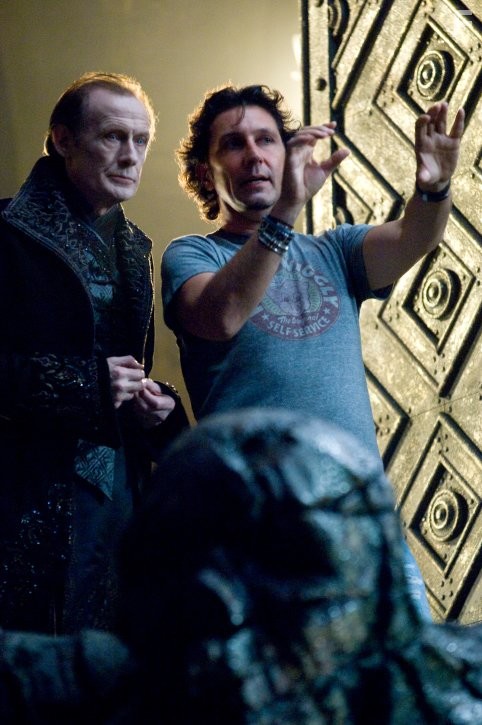 Bill Nighy and Patrick Tatopoulos in Другой мир: Восстание ликанов (2009)