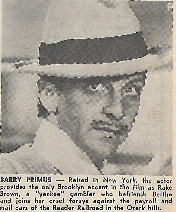 Barry Primus in Берта по прозвищу 'Товарный вагон' (1972)