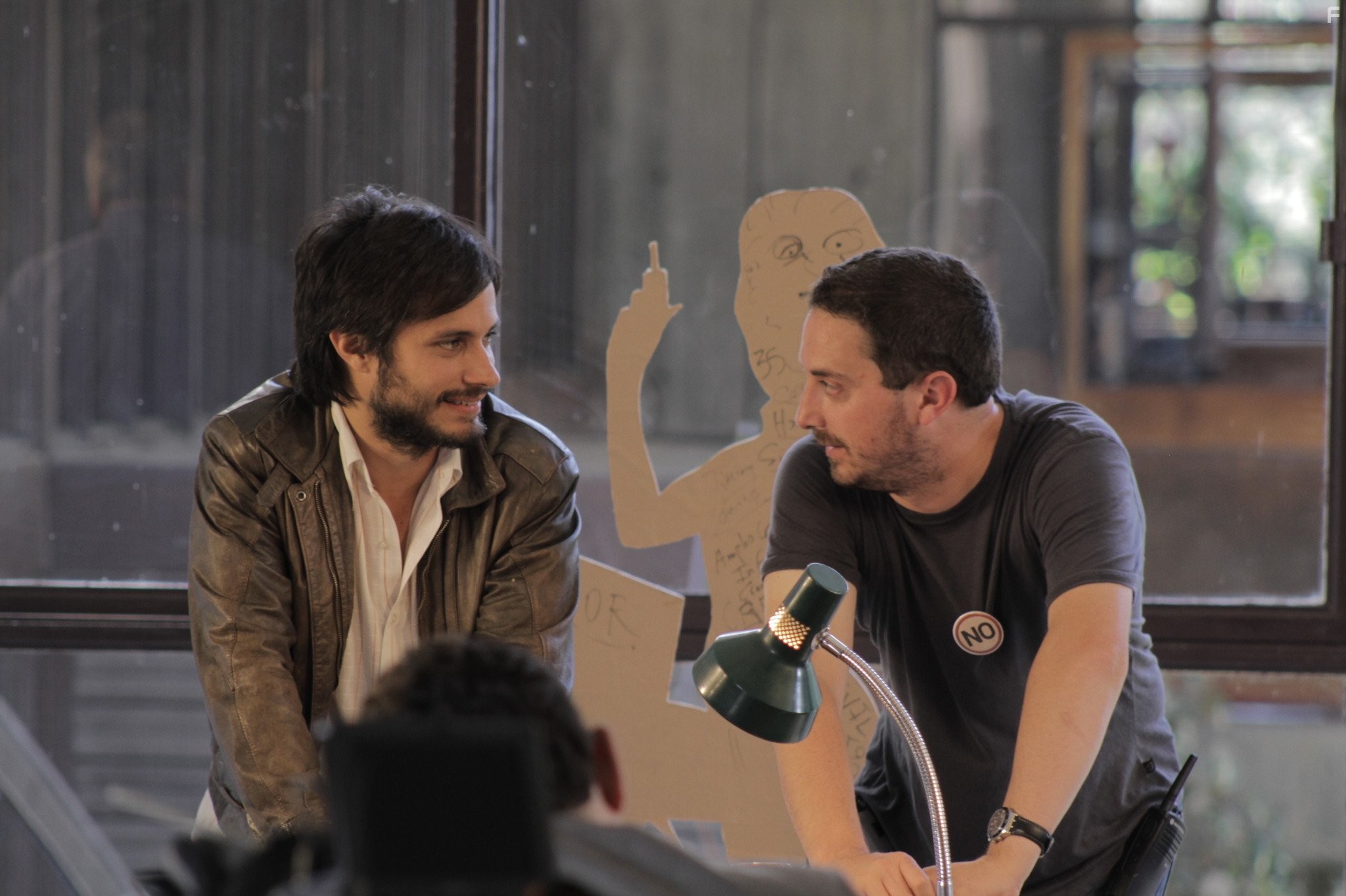 Gael Garc?a Bernal and Pablo Larra?n in Нет (2012)
