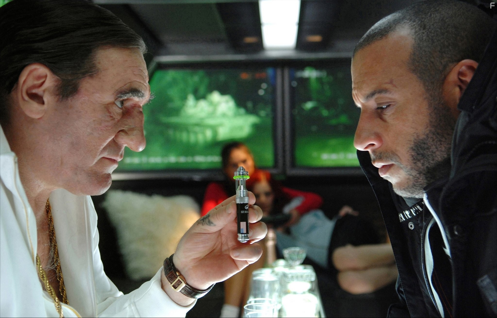 G?rard Depardieu and Vin Diesel in Вавилон н.э. (2008)