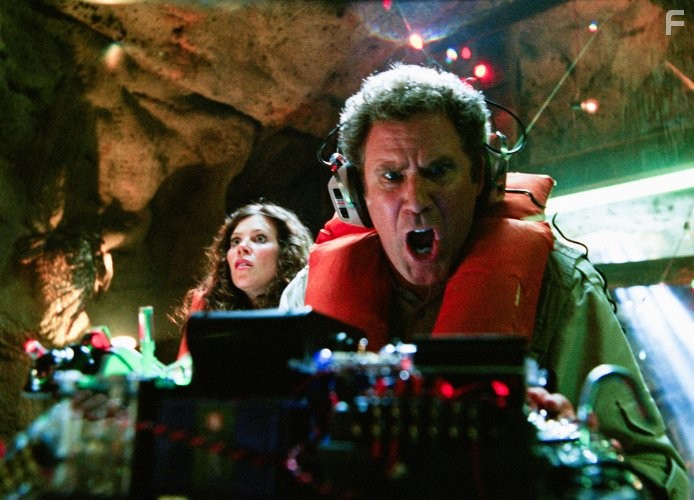 Will Ferrell and Anna Friel in Затерянный мир (2009)
