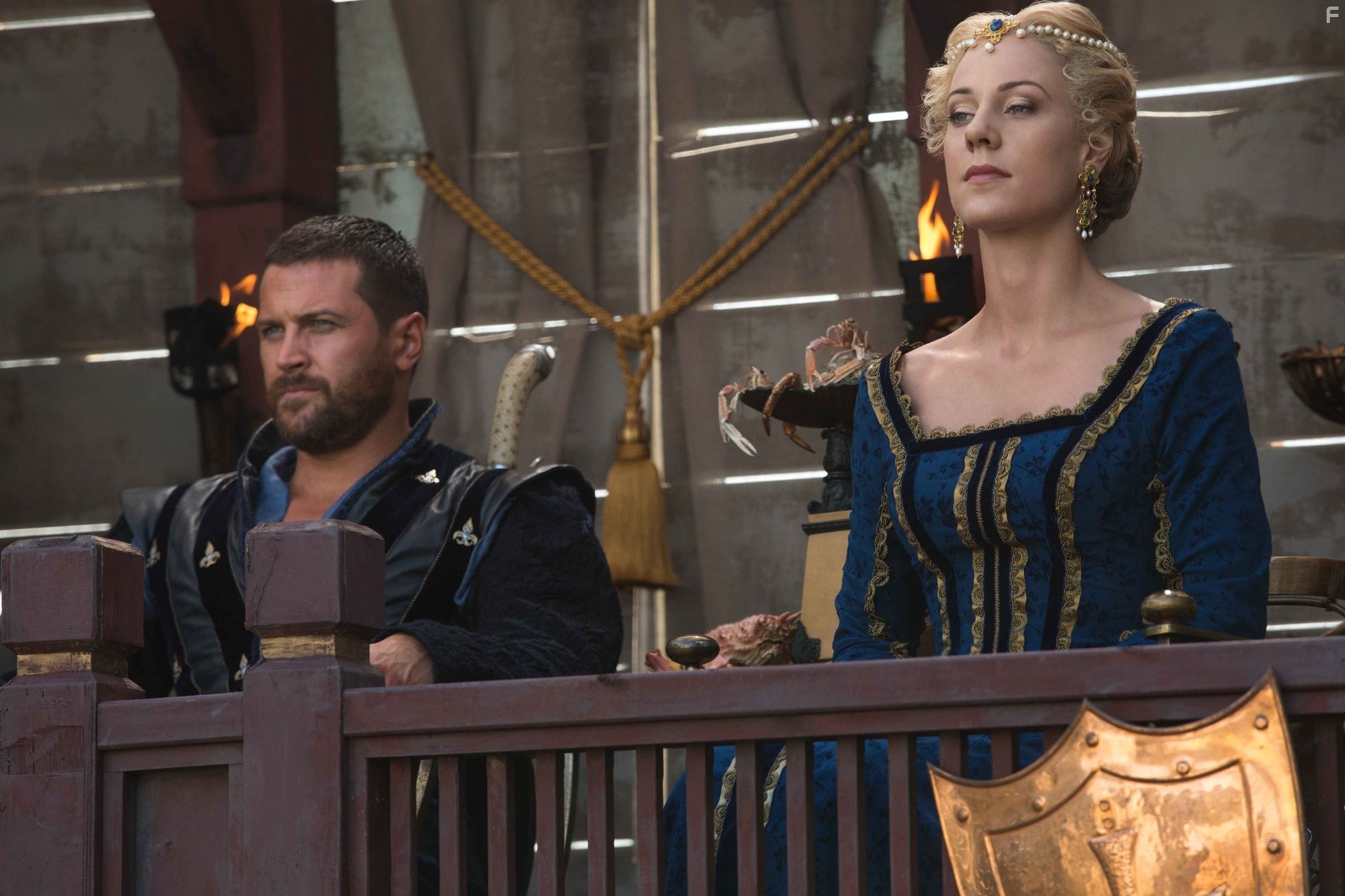 Kieran Bew and Jeany Spark in Демоны Да Винчи (2013)