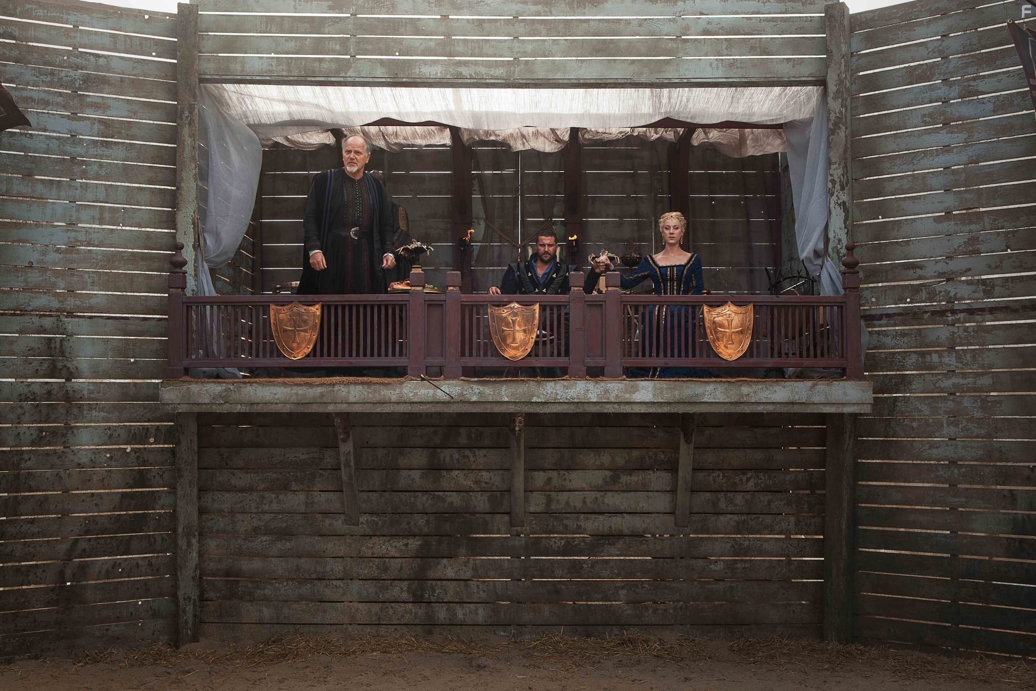 Matthew Marsh, Kieran Bew, and Jeany Spark in Демоны Да Винчи (2013)