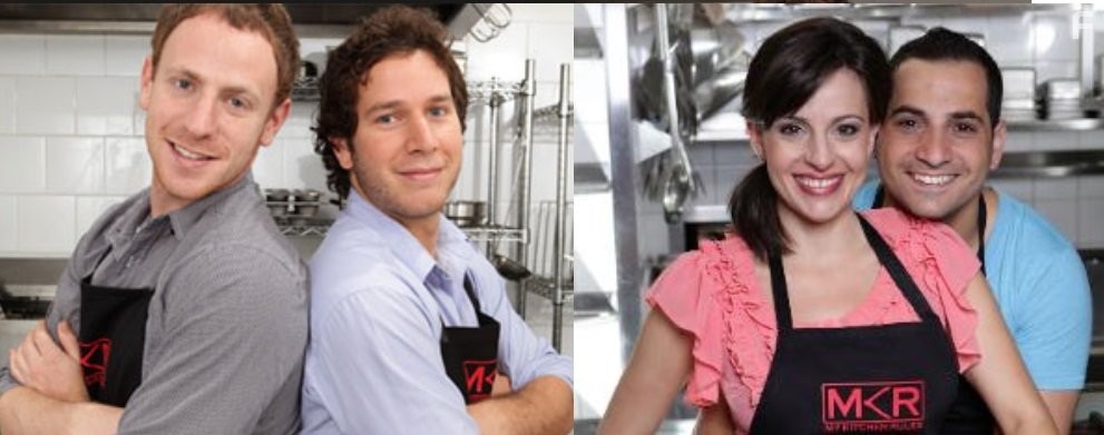 Clint Yudelman, Noah Rose, Shadi Abraham, and Veronica Abraham in My Kitchen Rules (2010)