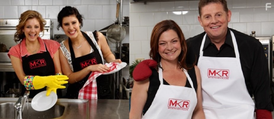 Gabrielle Moss, Matthew Moss, Grace McGurk, and Holly Anderson in My Kitchen Rules (2010)