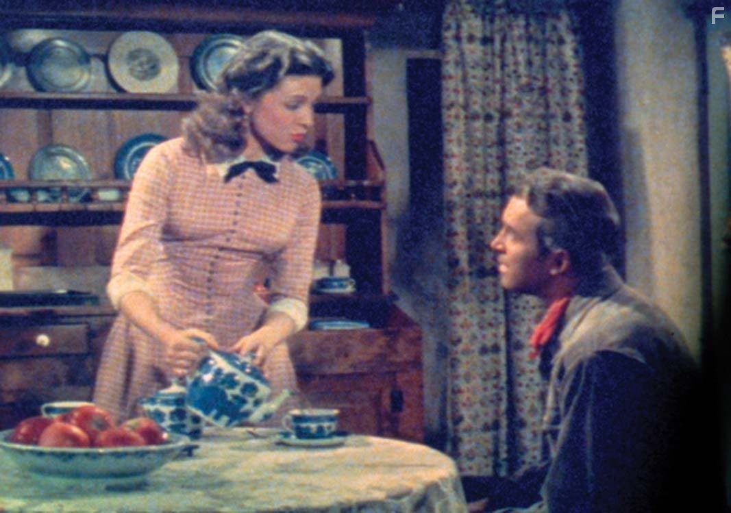 James Stewart and Cathy O'Donnell in Человек из Ларами (1955)