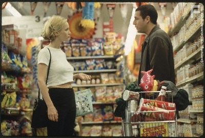 Sonny in the market with Corinne