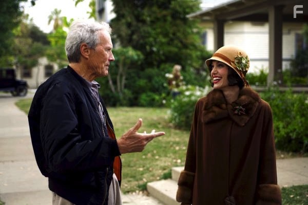 Clint Eastwood and Angelina Jolie in Подмена (2008)