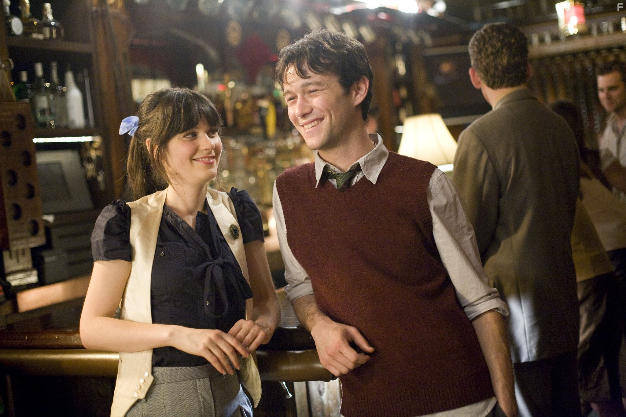 Zooey Deschanel and Joseph Gordon-Levitt in (500) дней летa (2009)