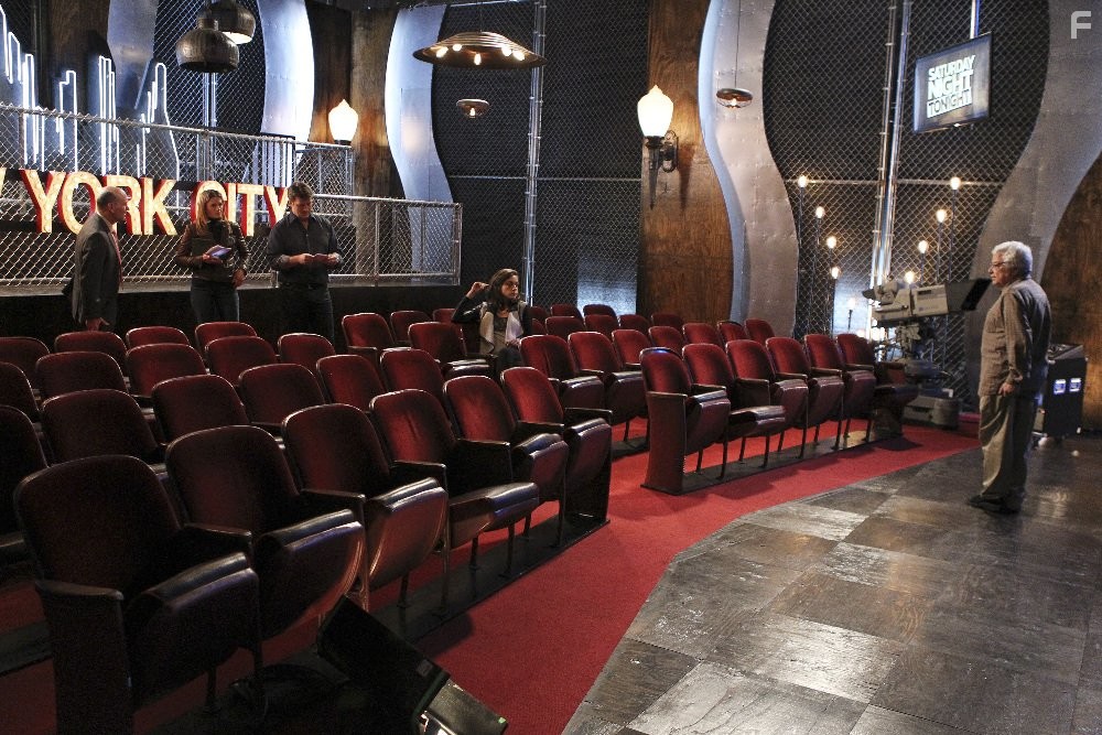 James Eckhouse, Nathan Fillion, Stana Katic, and Eden Malyn in Касл (2009)