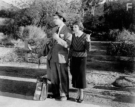 "It Happened One Night," Clark Gable and Claudette Colbert. 1934 Columbia
