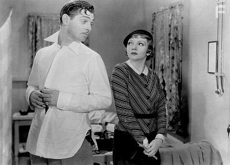 "It Happened One Night," Clark Gable and Claudette Colbert. 1934 Columbia
