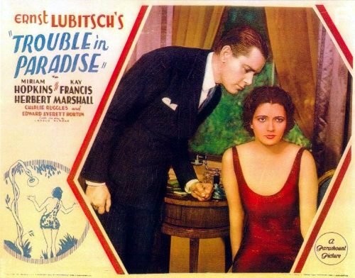 Herbert Marshall and Kay Francis in Неприятности в раю (1932)