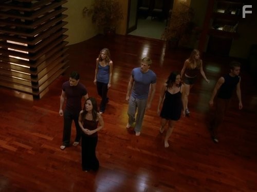 Eliza Dushku, Dichen Lachman, and Enver Gjokaj in Кукольный дом (2009)