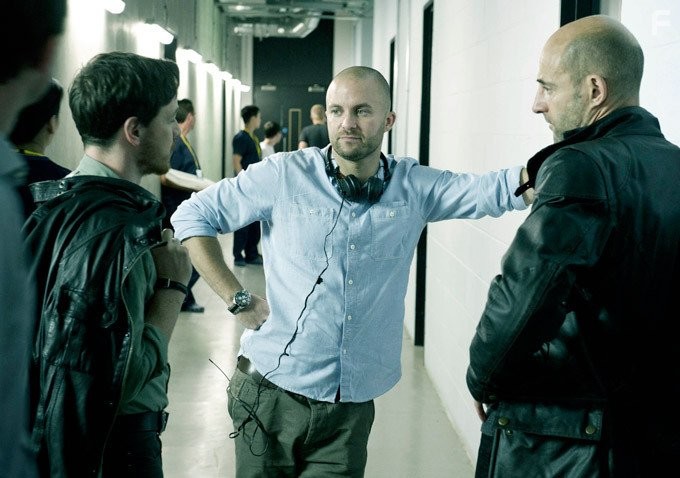 James McAvoy, Eran Riklis, Mark Strong, and Eran Creevy in Добро пожаловать в капкан (2013)