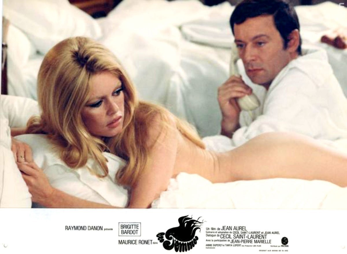Brigitte Bardot and Maurice Ronet in Les femmes (1969)