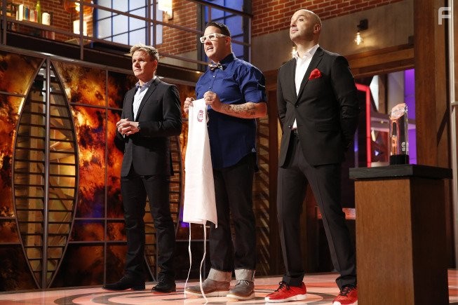 Gordon Ramsay, Joe Bastianich, and Graham Elliot in Лучший повар Америки (2010)