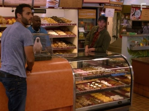 Daniel Sunjata, Billy Lush, and Fredrick Bam Scott in Грейсленд (2013)