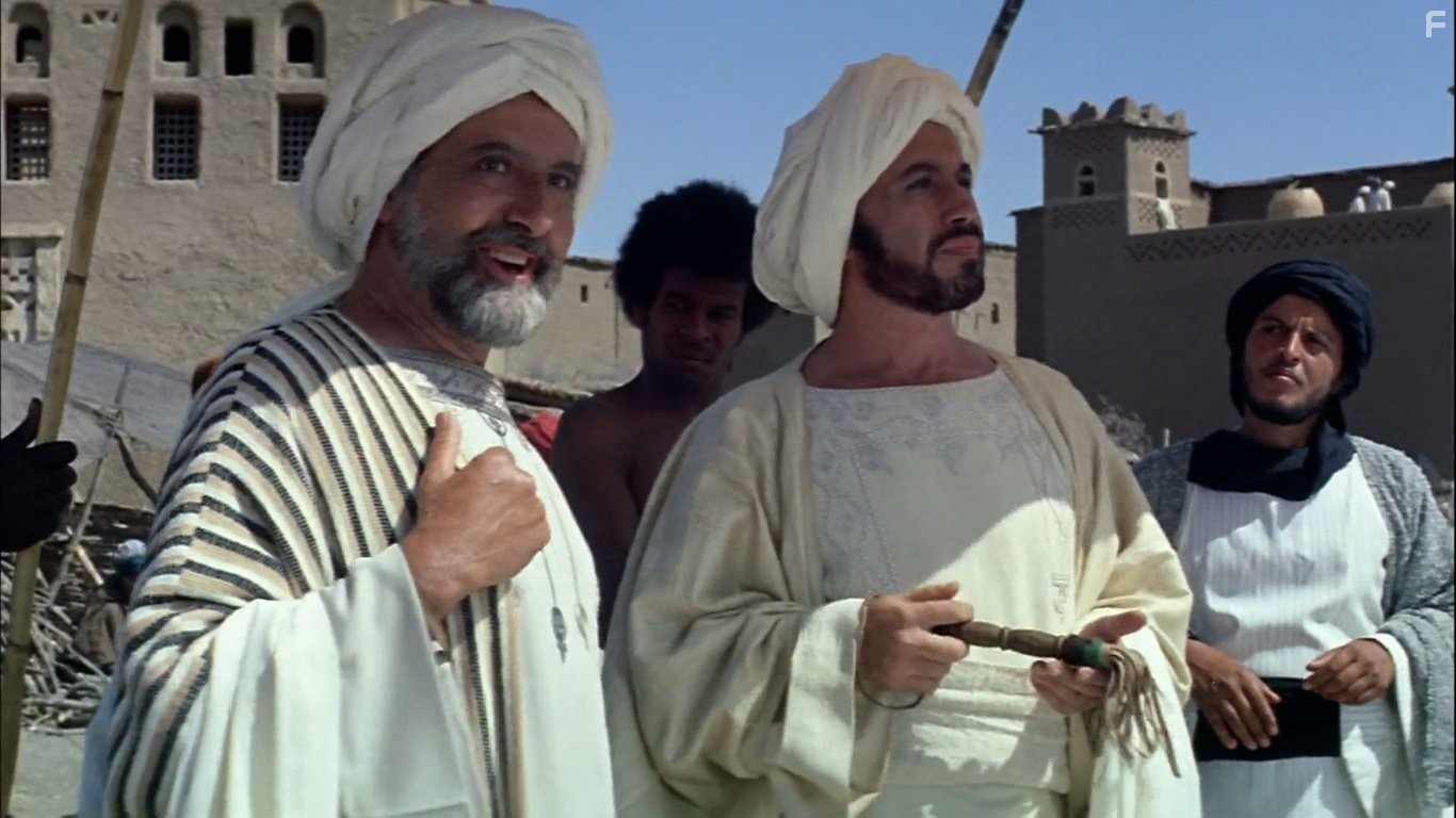 Michael Ansara and Bruno Barnabe in Послание (1976)