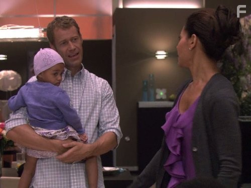 Colin Ferguson and Salli Richardson-Whitfield in Эврика (2006)