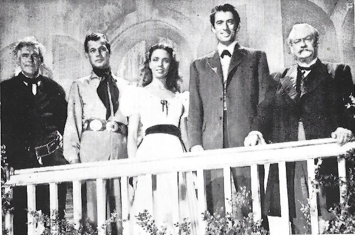 Gregory Peck, Lionel Barrymore, Joseph Cotten, Walter Huston, and Jennifer Jones in Дуэль под солнцем (1946)