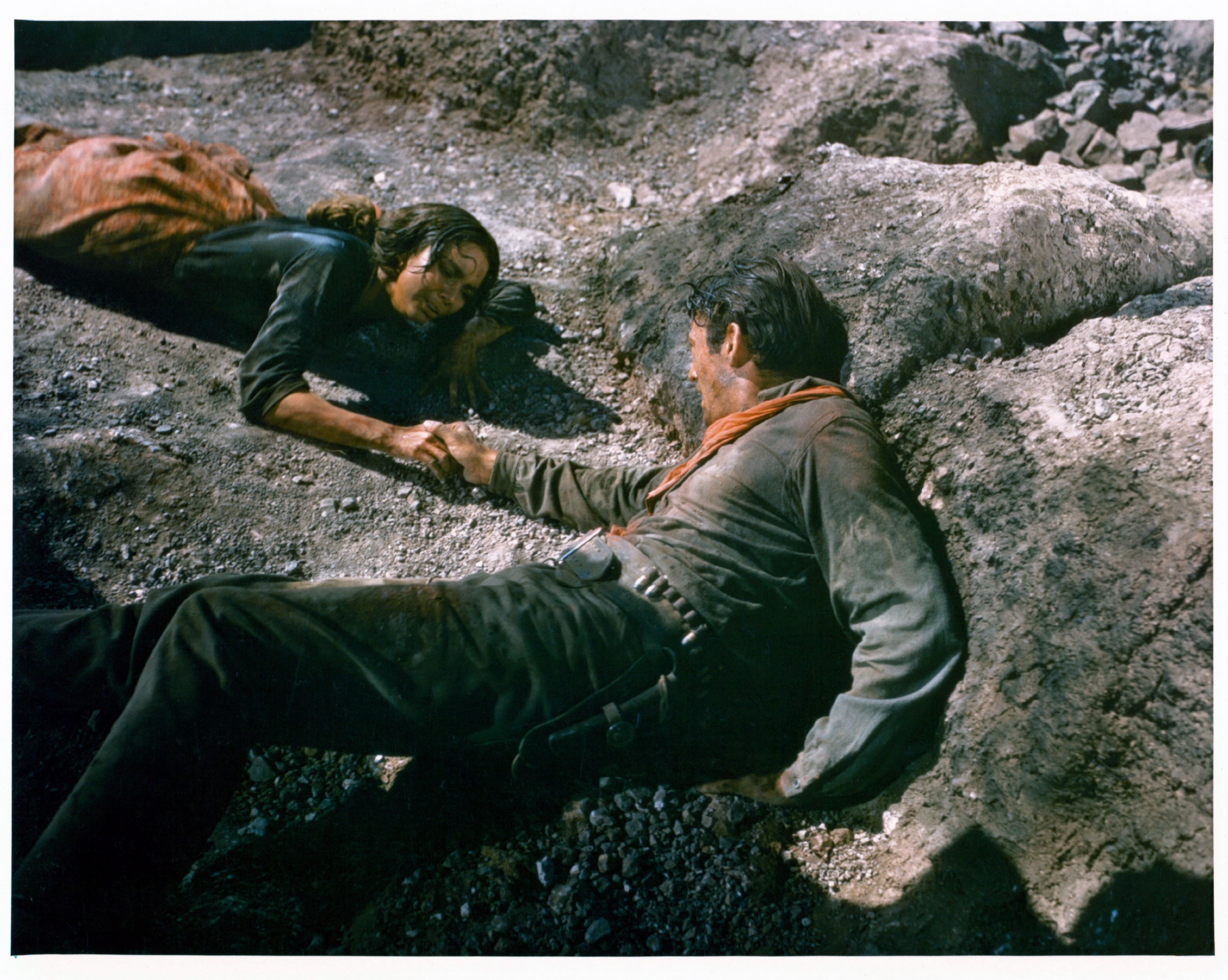 Gregory Peck and Jennifer Jones in Дуэль под солнцем (1946)